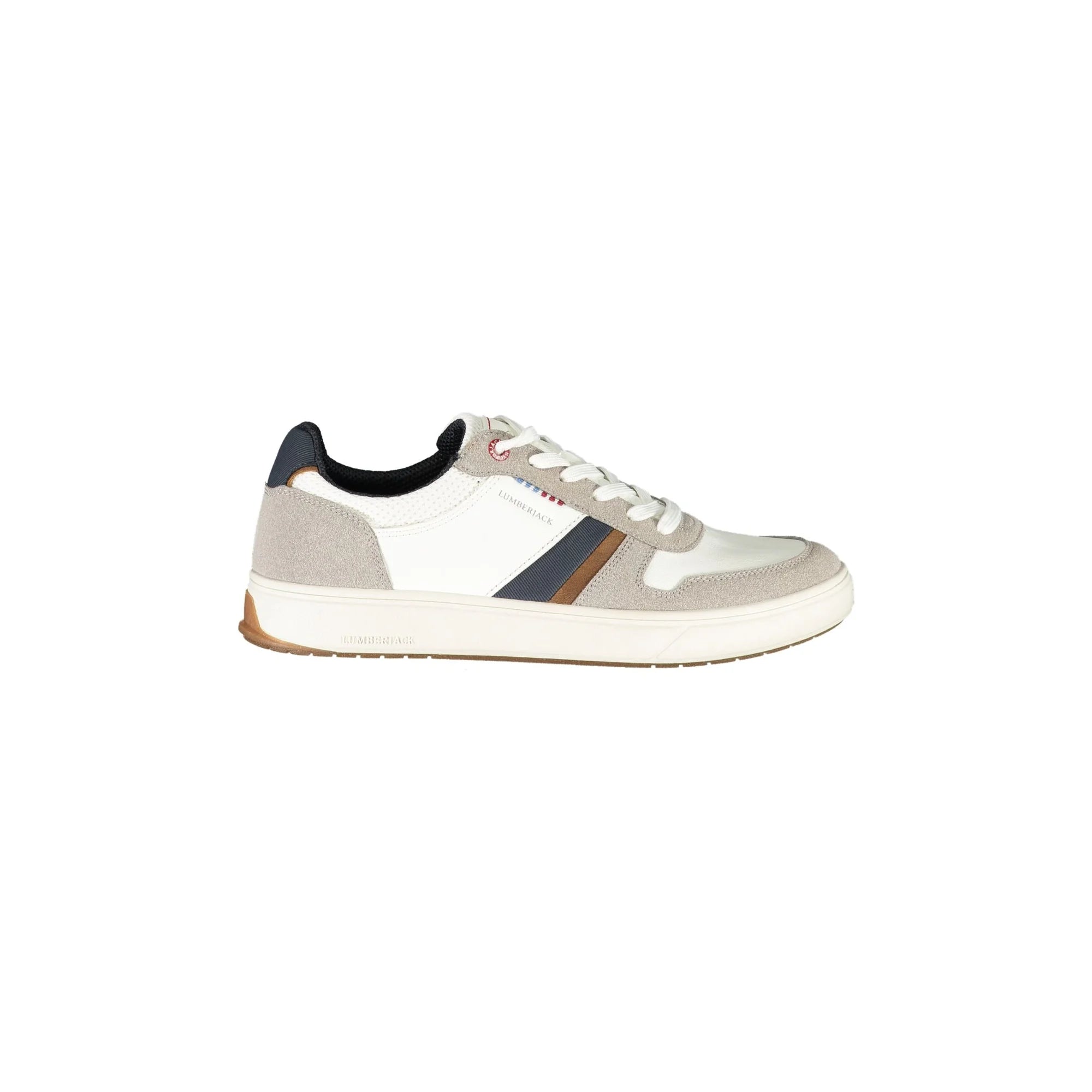 LUMBERJACK Sneakers Uomo Bianche Marvin con Lacci Bianco - foto prodotto